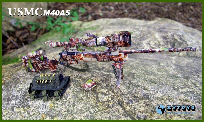 ZYTOYS - 1/6模型 M40A5 仿生迷彩色（ZY8024D）(图6)