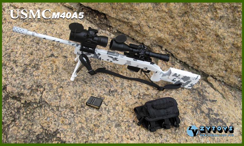 ZYTOYS - 1/6模型 M40A5 雪地色（ZY8024C）(图3)