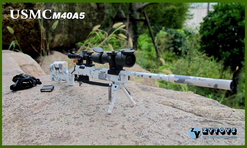 ZYTOYS - 1/6模型 M40A5 雪地色（ZY8024C）(图6)