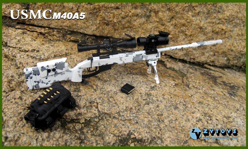 ZYTOYS - 1/6模型 M40A5 雪地色（ZY8024C）(图4)