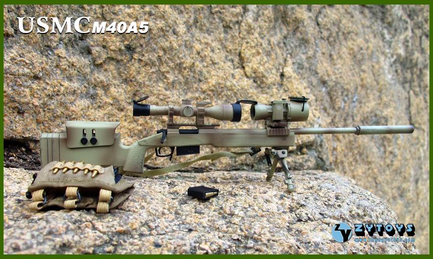 ZYTOYS - 1/6模型 M40A5 沙色（ZY8024B）(图5)