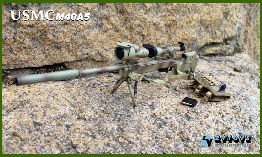ZYTOYS - 1/6模型 M40A5 沙色（ZY8024B）(图2)