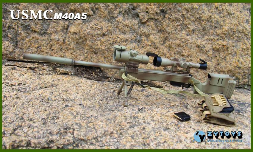 ZYTOYS - 1/6模型 M40A5 沙色（ZY8024B）(图4)