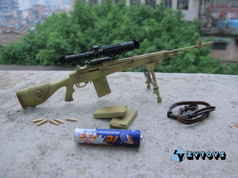 ZYTOYS－1/6 模型 M14 沙色款 （ZY8028B)(图1)