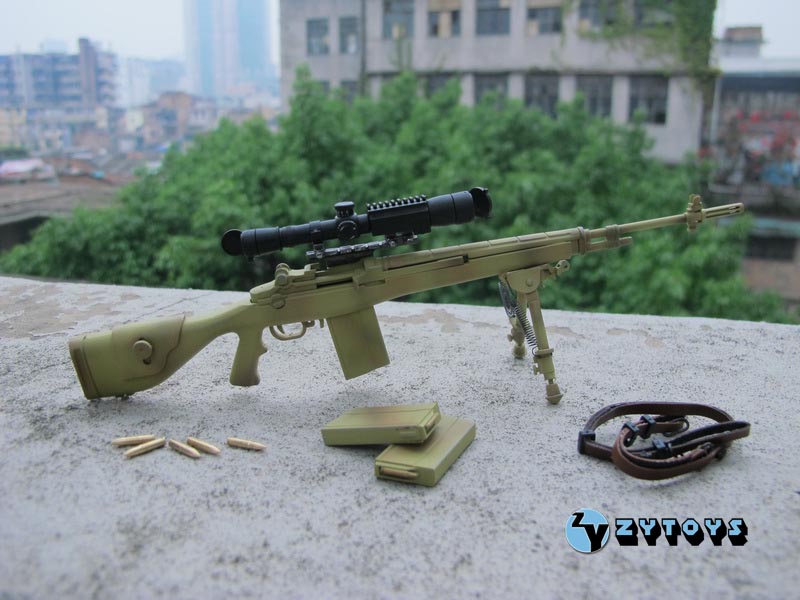 ZYTOYS－1/6 模型 M14 沙色款 （ZY8028B)(图2)