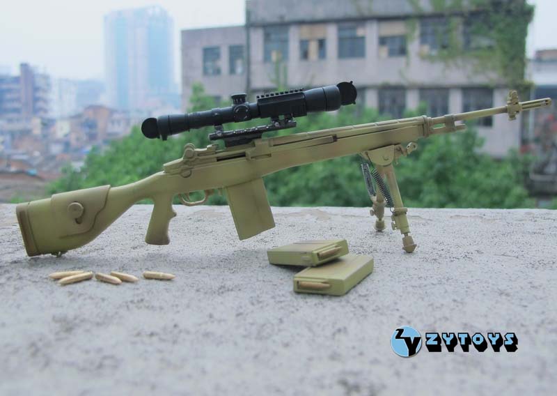 ZYTOYS－1/6 模型 M14 沙色款 （ZY8028B)(图3)