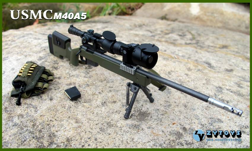 ZYTOYS - 1/6模型 M40A5 军绿色（ZY8024A）(图5)