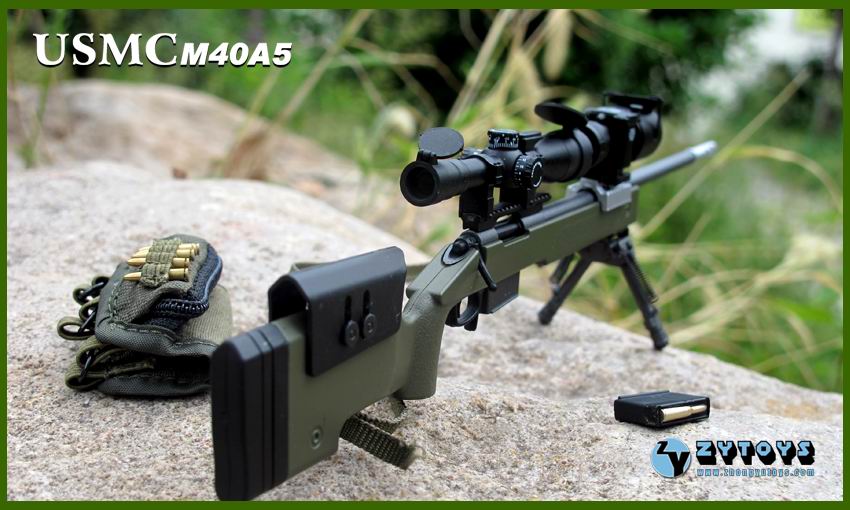 ZYTOYS - 1/6模型 M40A5 军绿色（ZY8024A）(图6)