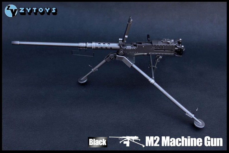 ZYTOYS－1/6模型 M2勃朗宁重机枪 黑色 ZY8031A(图9)