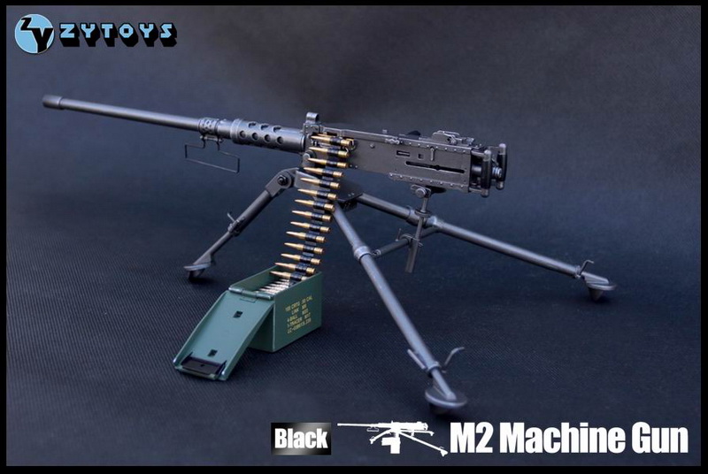 ZYTOYS－1/6模型 M2勃朗宁重机枪 黑色 ZY8031A(图13)