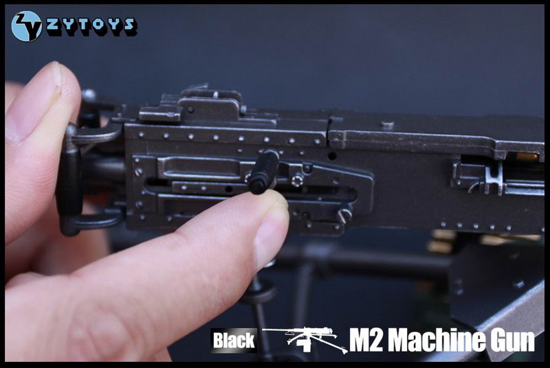 ZYTOYS－1/6模型 M2勃朗宁重机枪 黑色 ZY8031A(图6)