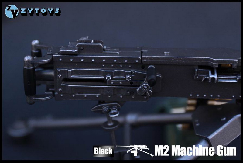 ZYTOYS－1/6模型 M2勃朗宁重机枪 黑色 ZY8031A(图8)