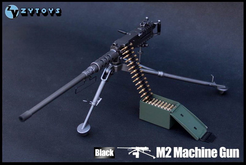 ZYTOYS－1/6模型 M2勃朗宁重机枪 黑色 ZY8031A(图11)