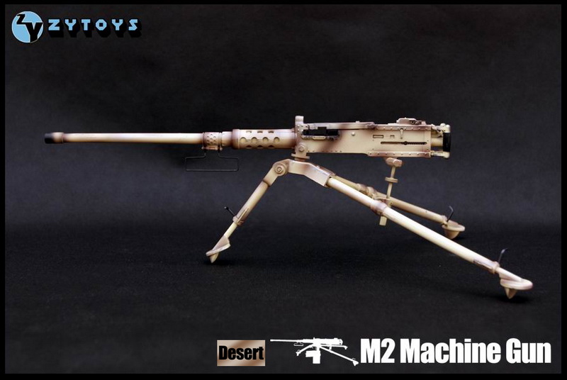ZYTOYS- 1/6 M2勃朗宁重机枪 沙色涂装款 (ZY8031B)(图5)
