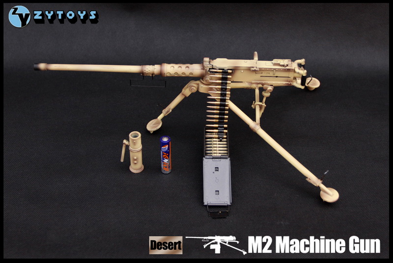 ZYTOYS- 1/6 M2勃朗宁重机枪 沙色涂装款 (ZY8031B)(图3)