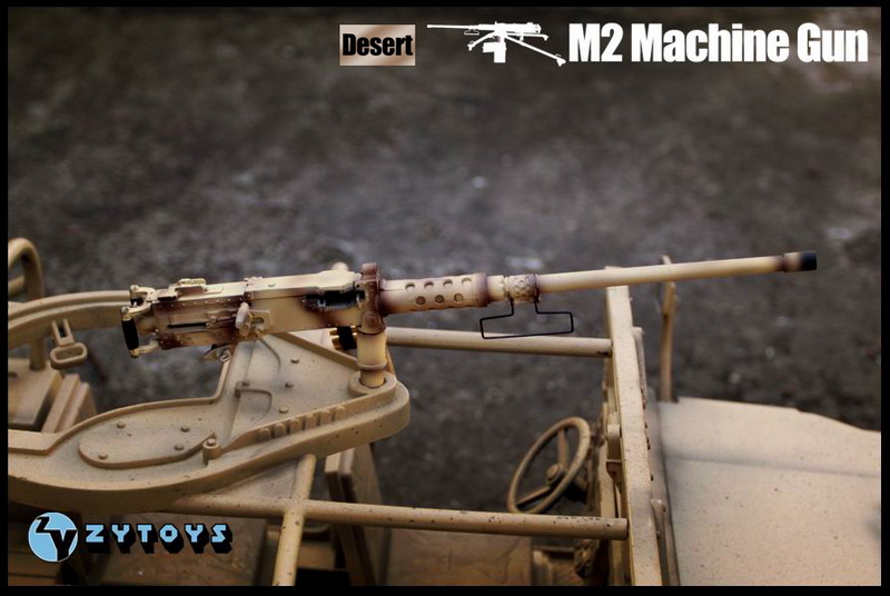 ZYTOYS- 1/6 M2勃朗宁重机枪 沙色涂装款 (ZY8031B)(图8)