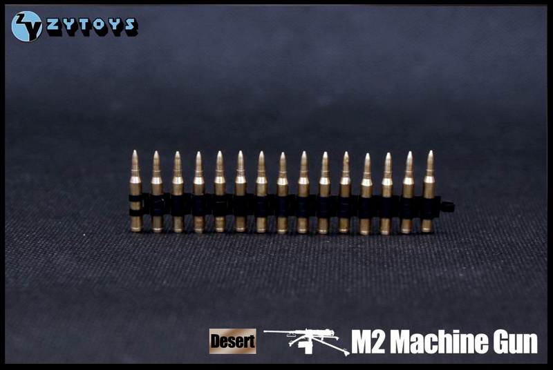 ZYTOYS- 1/6 M2勃朗宁重机枪 沙色涂装款 (ZY8031B)(图4)