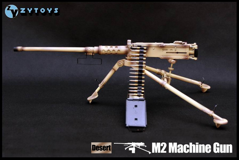 ZYTOYS- 1/6 M2勃朗宁重机枪 沙色涂装款 (ZY8031B)(图10)