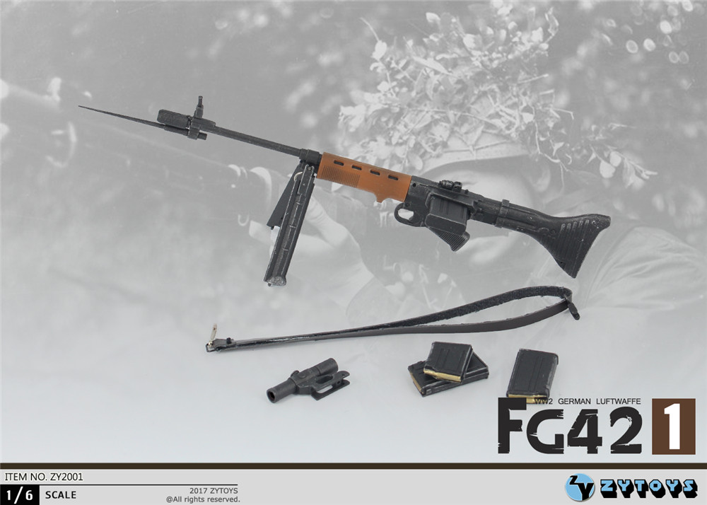 ZYTOYS - 1/6 FG42-1 二战德军伞兵步枪 (ZY2001)(图4)