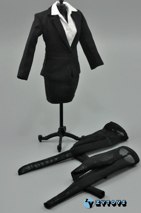 ZYTOYS - 女款黑色西装 短裙版 套装(图5)