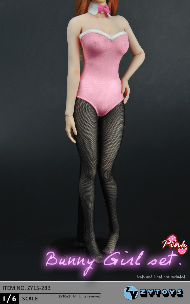 ZYTOYS - 1/6 粉红兔女郎 服饰套装/Pink Bunny girl set ZY15-28B(图4)