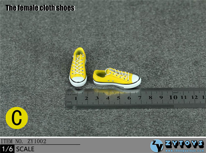 ZYTOYS - 1/6 女款低帮绑带运动鞋 5色 (ZY1002)(图9)