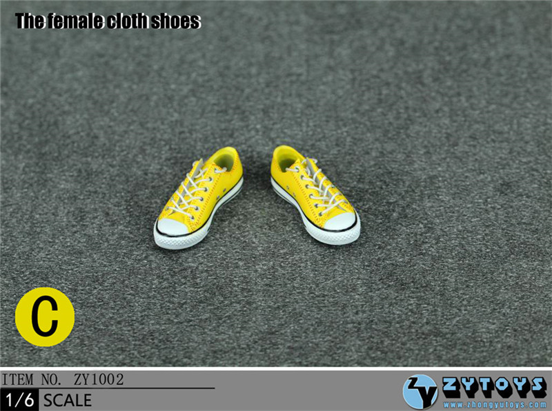 ZYTOYS - 1/6 女款低帮绑带运动鞋 5色 (ZY1002)(图10)