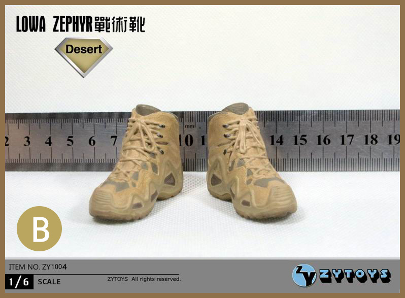 ZYTOYS - 1/6 男装战术军靴 2色 (ZY1004)(图2)