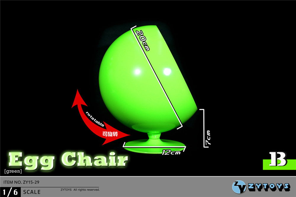 ZYTOYS 1/6 太空椅 模型 ZY-29 多颜色(图1)