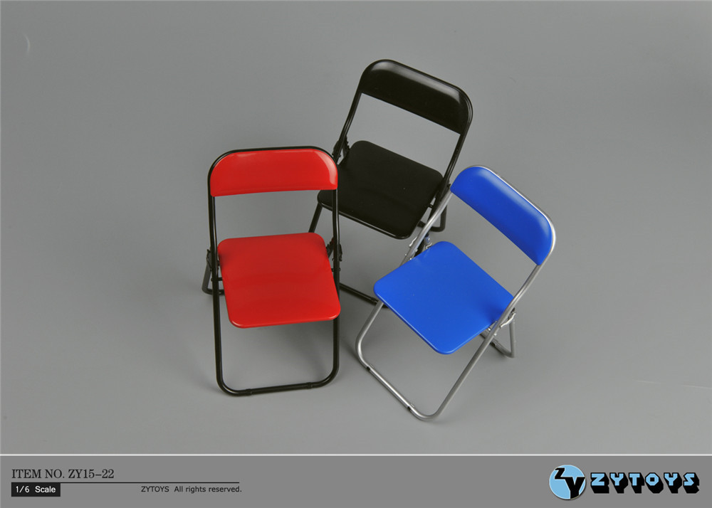 ZYTOYS 1/6 ZY15-22 折椅模型（3色)(图2)
