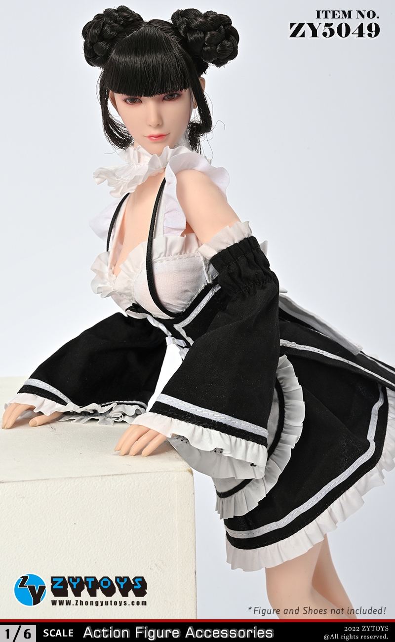 ZYTOYS 1/6 比例 女装 女仆装 ZY5049(图5)