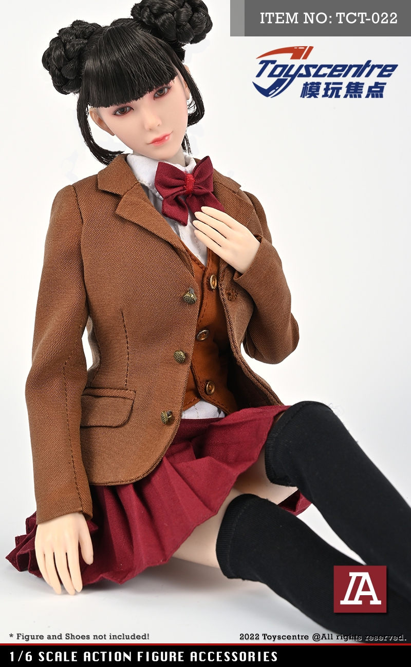 Toys sentre 1/6 TCT-022A/B 女装 西装裙套装(图3)