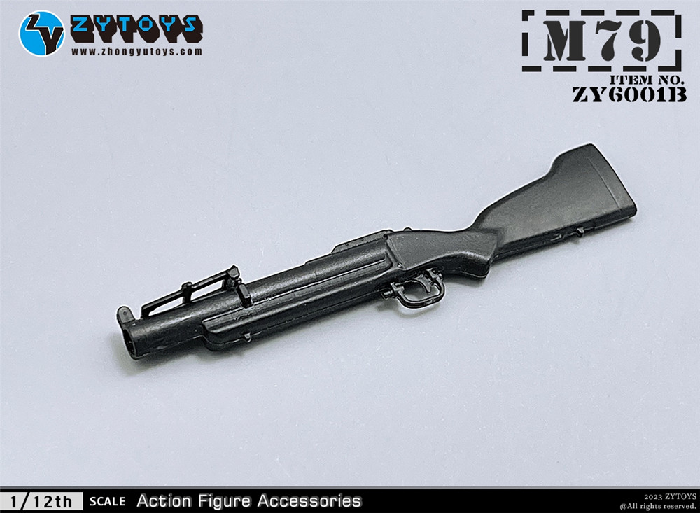 ZYTOYS 1/12武器系列（第一弹）MP5 M4 AK47..原色版(图16)