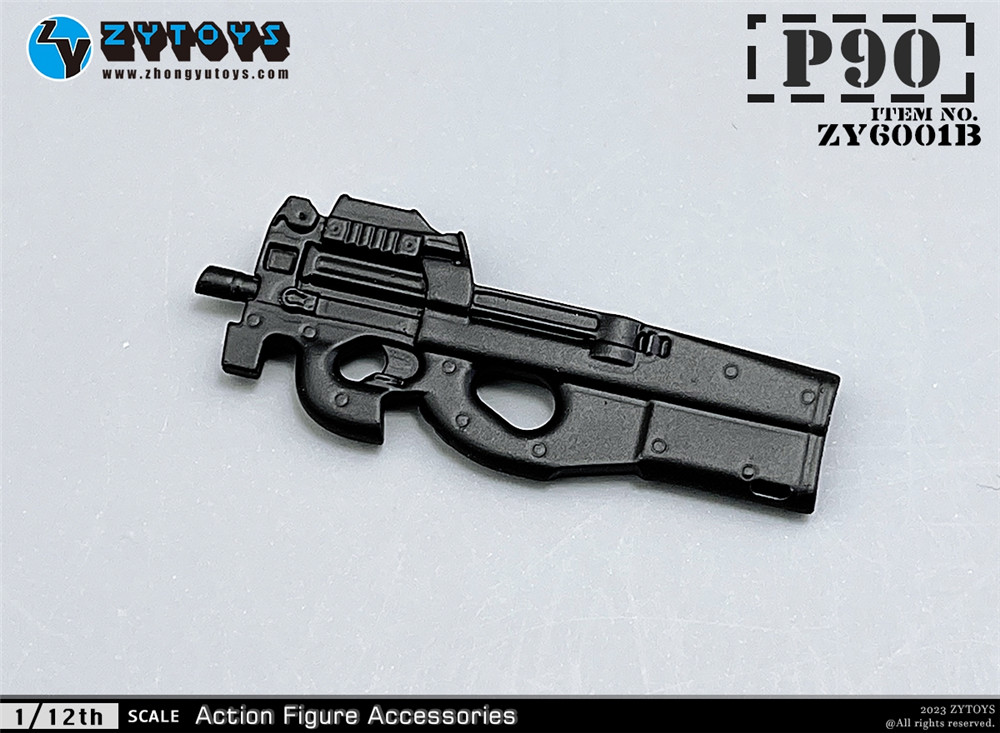 ZYTOYS 1/12武器系列（第一弹）MP5 M4 AK47..原色版(图14)