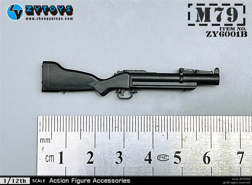 ZYTOYS 1/12武器系列（第一弹）MP5 M4 AK47..原色版(图15)